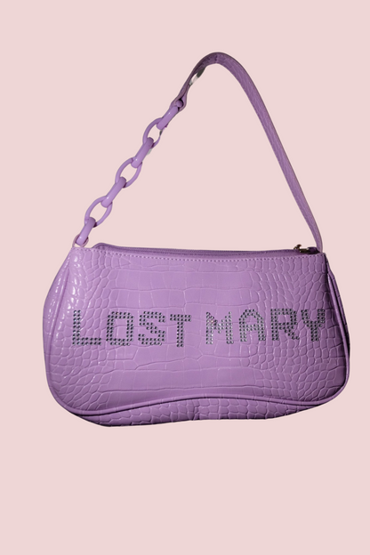 👜💜 Daddy's Gurl - Lilac Moc Croc 'LOST MARY' Handbag 💜✨