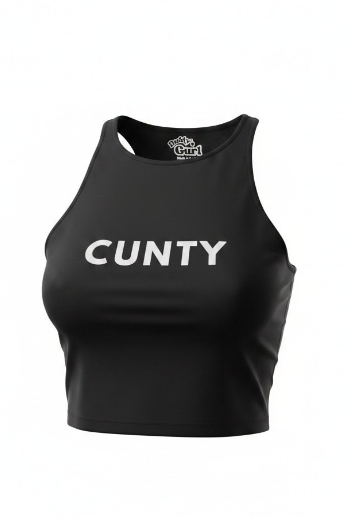 CUNTY -  RACER CROP TOP